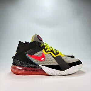 Nike Sylvester Vs Tweety Lebron 18 Low Black Gray Basketball Shoes Mens Size 7.5